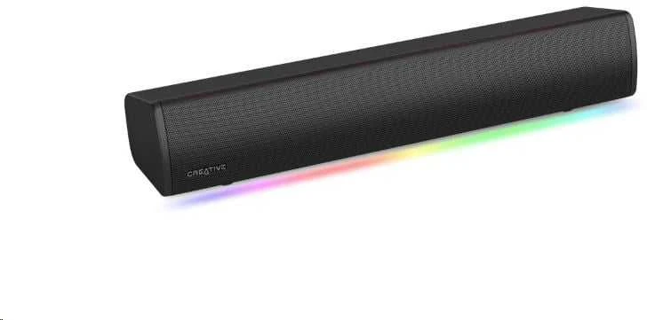 Namų kino sistema Creative Soundbar belaidis GS3 juodos spalvos Bluetooth 5.4
