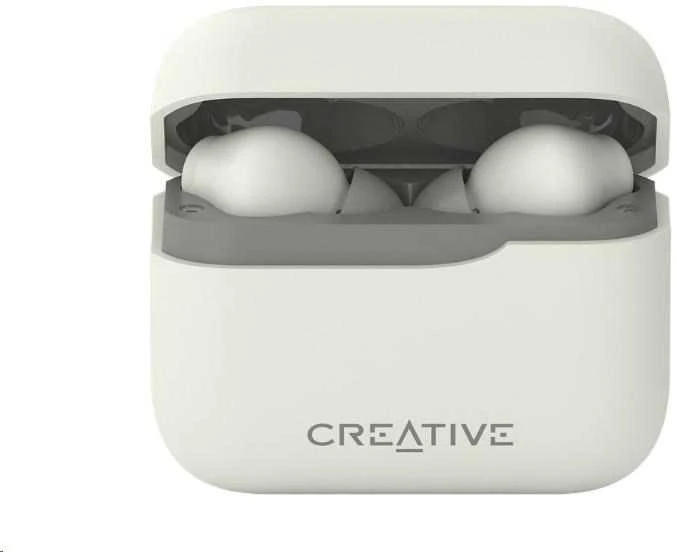 Creative Zen Air Plus belaidės ausinės kreminės Bluetooth 5.3 ANC