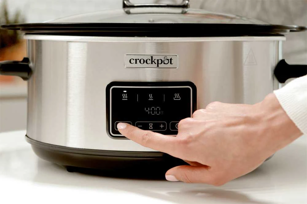 Crock Pot Crock-Puodas CSC112X 6,5 litro lėta viryklė (sidabrinė)