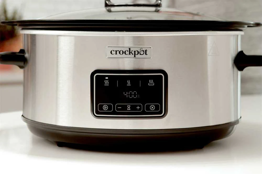 Crock Pot Crock-Puodas CSC112X 6,5 litro lėta viryklė (sidabrinė)
