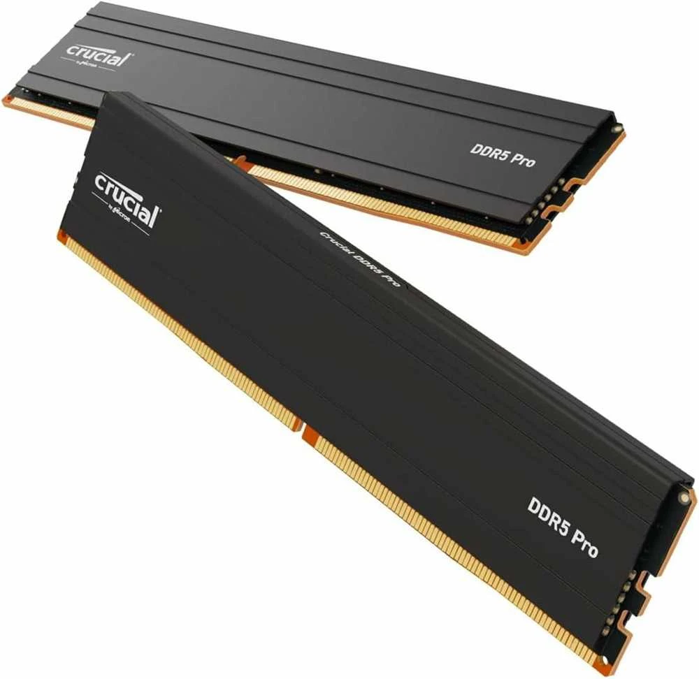 RAM „Crucial Pro“ 32 GB rinkinys (2x16 GB) DDR5-5600 UDIMM CL46 (16 Gbit), EAN: 649528937803
