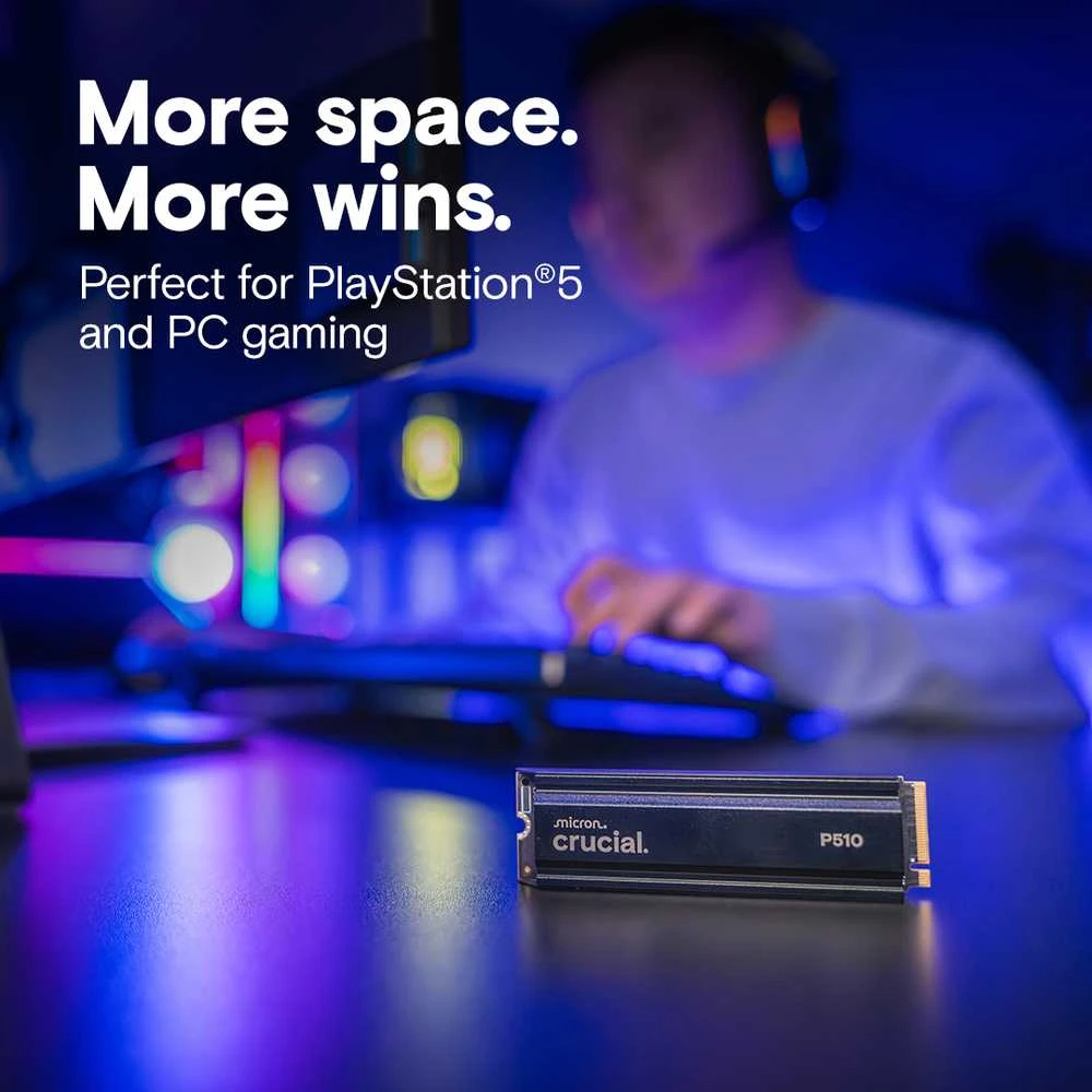 „Crucial P510 M.2 PCIe 5.0 NVMe 2TB“ aušintuvas