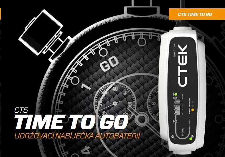 Ctek 12V 5A CT5 Time to go kroviklis