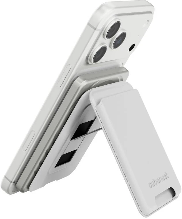 „Cubenest Qi2“ magnetinė belaidė išorinė baterija „SlimDual 5000 mAh SQ1B3D“ – sidabrinė