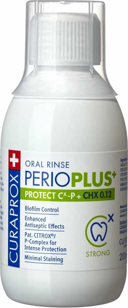 Curaprox Protect Citrox Chx 012% burnos skalavimo skystis 200 ml