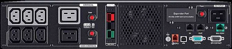 CYBERPOWER PR3000ERTXL2U Rackmount Line-Interactive UPS 3000VA 3000W 2HE USB SNMP SLOT XL, skirtas išoriniam. Baterijos pakuotė