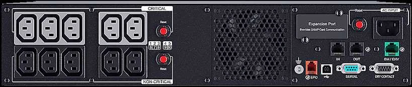 CYBERPOWER PR1500ERT2U 19i UPS 1000VA 2HE Sinewave PFC suderinamas Žalias Power LCD Ekranas USB valdymo programinė įranga SNMP lizdas