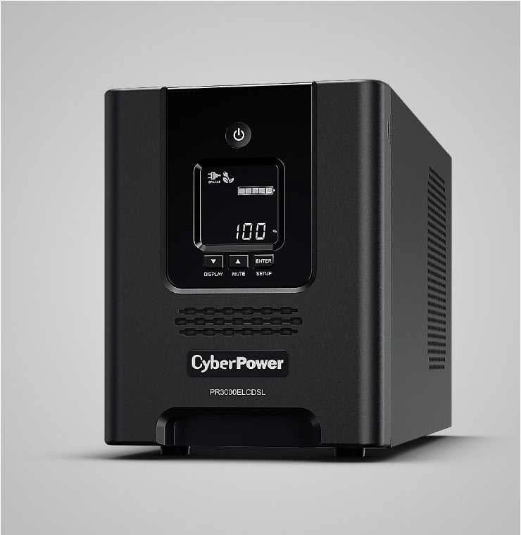 CYBERPOWER PR3000ELCDSL 3000VA/2700W 36M garantija, paruošta VMWARE