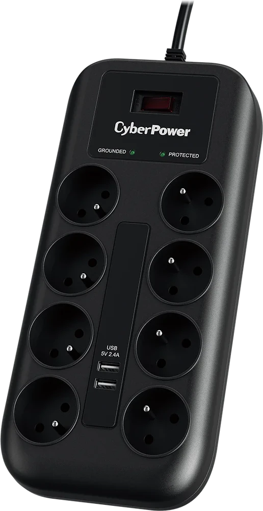 CYBERPOWER apsauga nuo viršįtampių P0820SUD0-DE / FR EMI/RFI