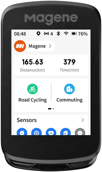 Navigacija GPS THI Magene C606 V2 dviračio kompiuteris