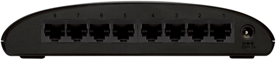 Šakotuvas D-Link DLINK 8xRJ45 10/100 nevaldomas 8 prievadų jungiklis 100 MBit
