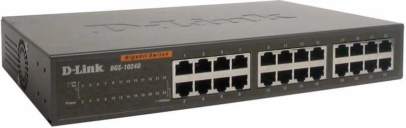 Šakotuvas D-Link DGS-1024D Ne-valdomas