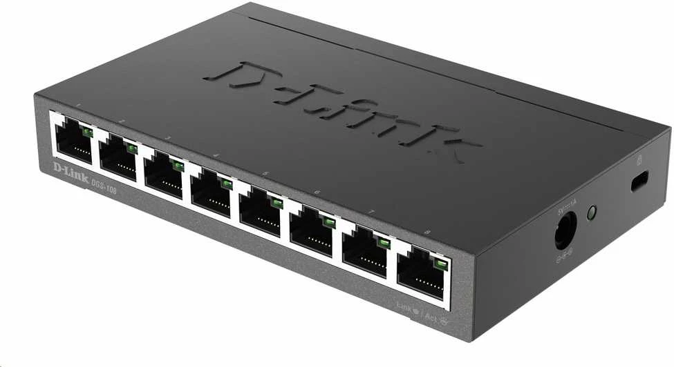 Šakotuvas D-Link DLINK DGS-108/E 8 prievadų Gigabit jungiklis