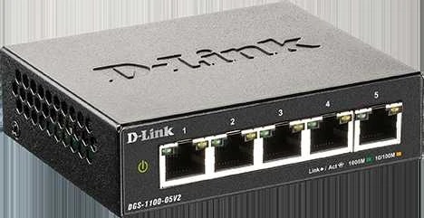 Šakotuvas D-LINK Easy Smart Managed Switch 5 prievadų Gigabit