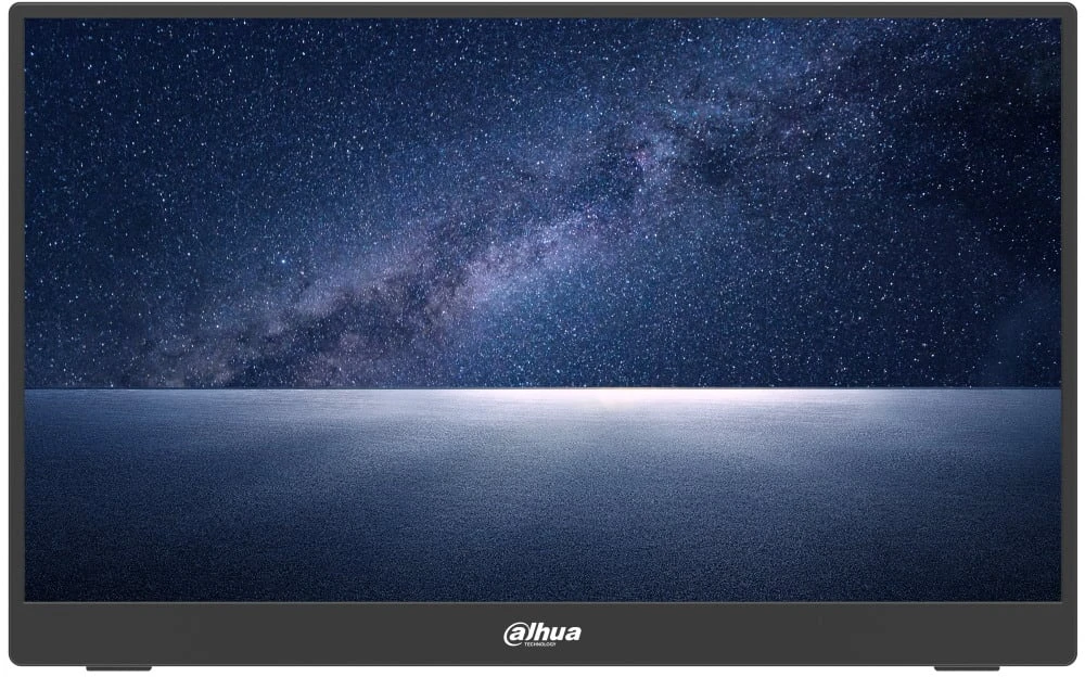 DAHUA PM16-F201SDT 15.6" nešiojamas jutiklinis monitorius su HDMI, USB-C, garso jungtimi