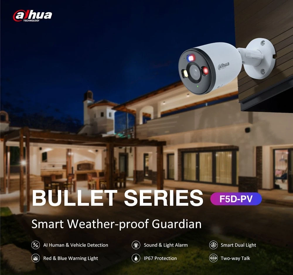 Dahua Kamera DAHUA F5D-PV-0280B WI-FI