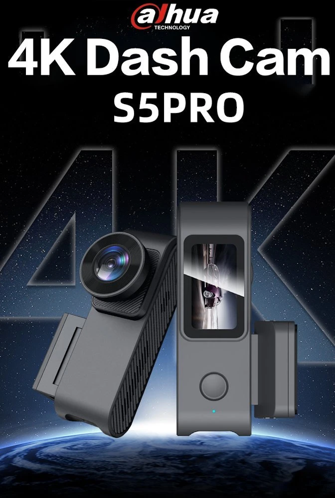 Dahua Technology S5PRO 4K Ultra HD Wi-Fi DC juodas DVR
