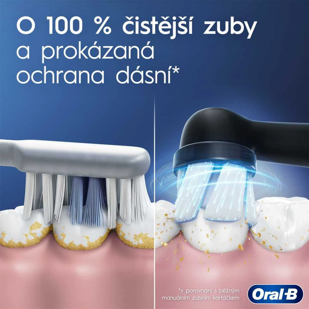 Oral-B iO2 valymo efektyvumo palyginimas