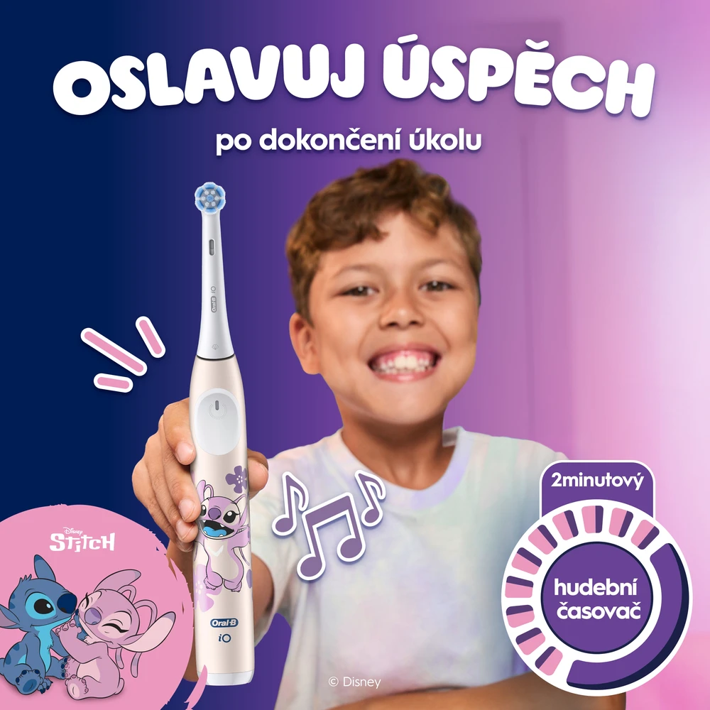 Braun El. dantų šepetėlis Oral-B IO Kids, Angel