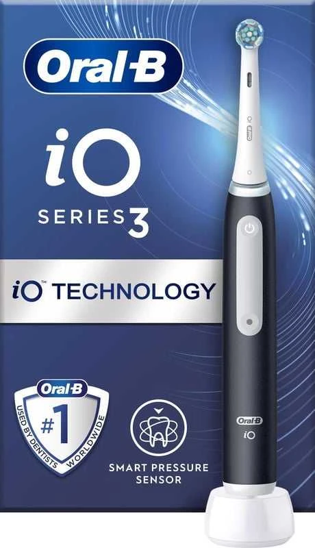 Braun Oral-B iO3 Elektrinis Dantų Šepetėlis Matt Juodas