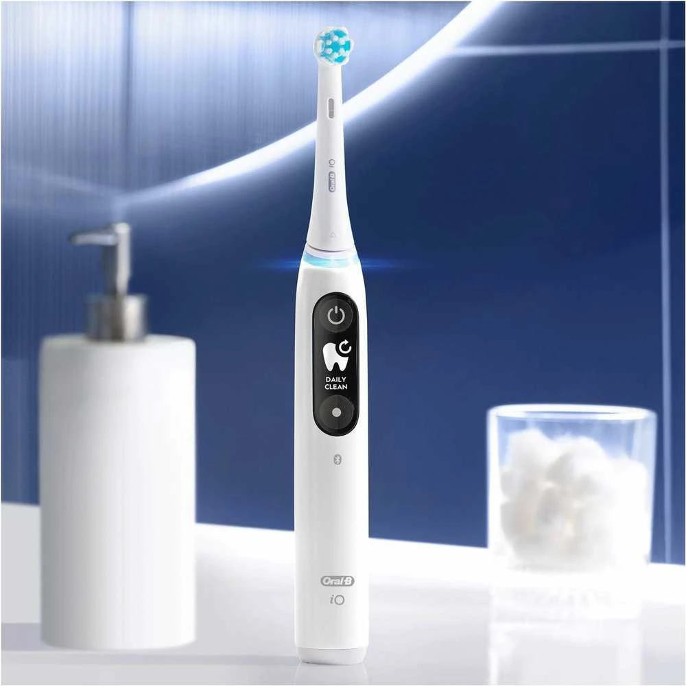 Elektrinis dantų šepetėlis Oral-B iO6 Series, baltas, 4210201438069