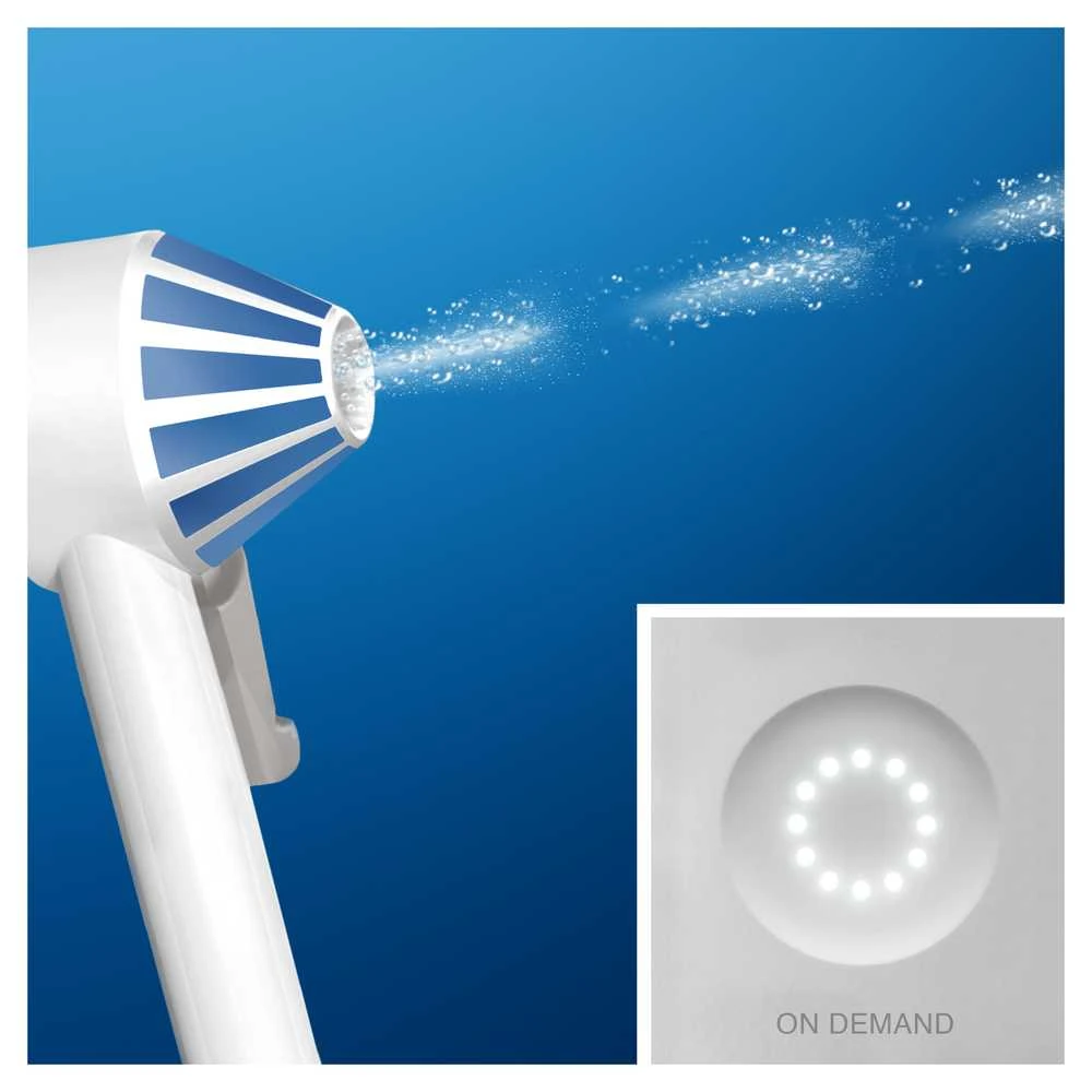 Oral-B Dental Irrigator | OxyJet MD20 | 600 ml | Number of galvutės 2 | Baltas