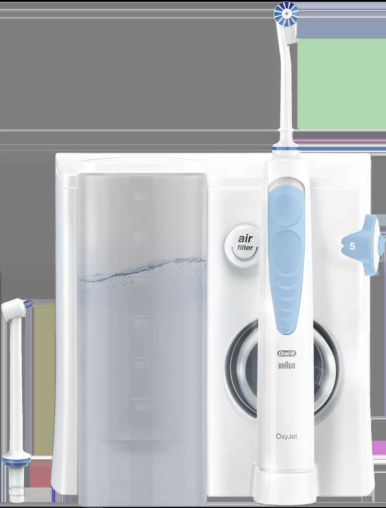 Oral-B Dental Irrigator | OxyJet MD20 | 600 ml | Number of galvutės 2 | Baltas