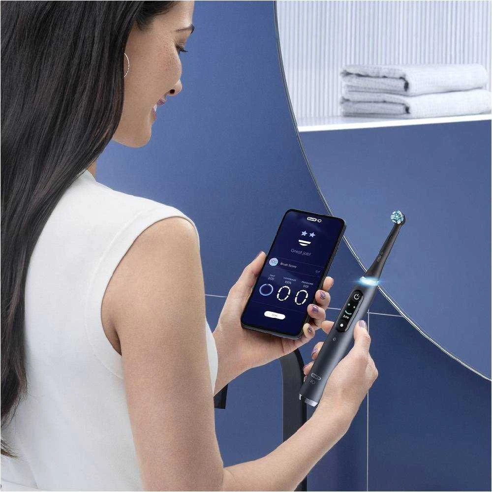 ORAL-B iO Series 9 Elektrinis dantų šepetėlis, juodos spalvos