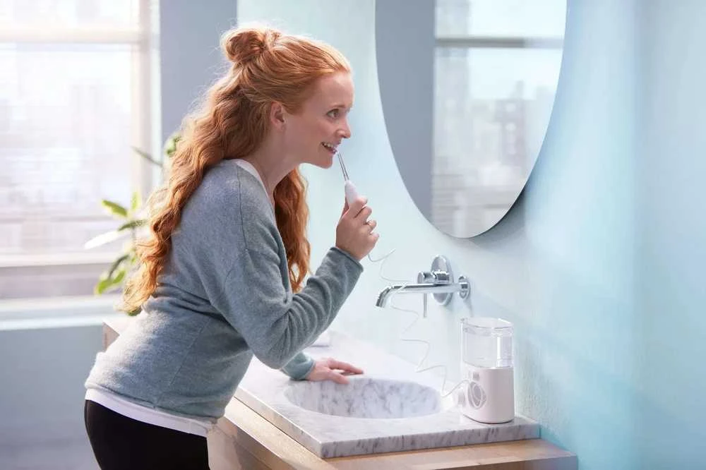 Irigatorius Philips Sonicare Power Flosser 7000 serijos HX3911/40, Baltos spalvos