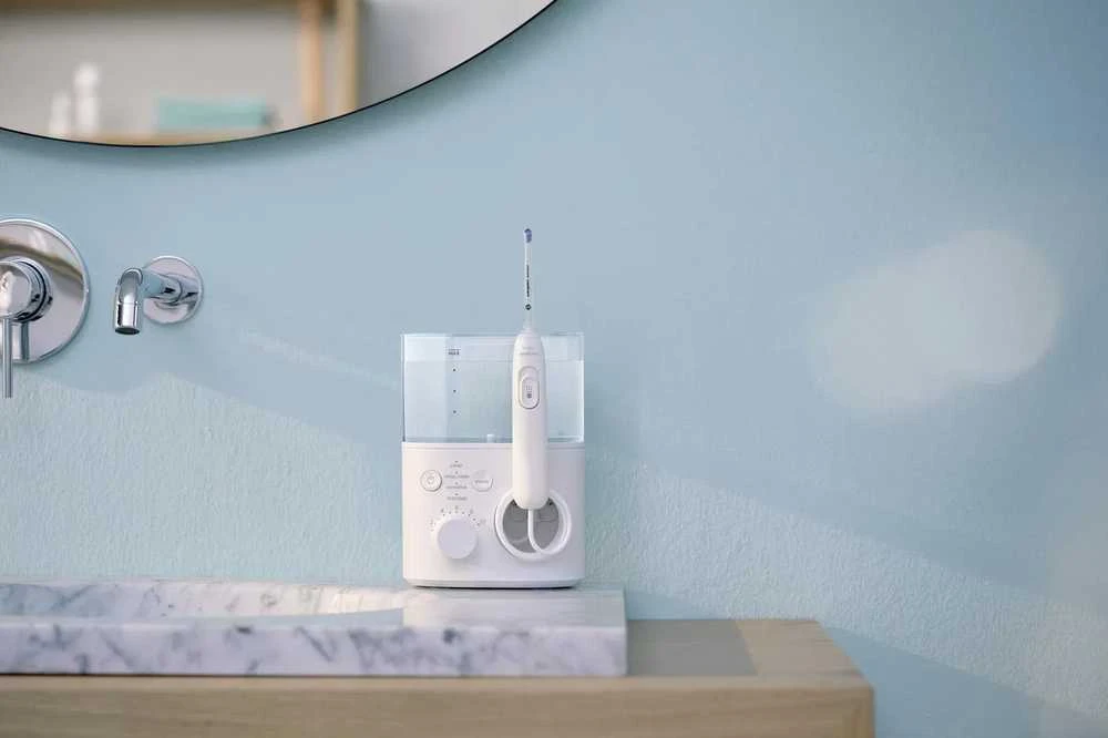 Irigatorius Philips Sonicare Power Flosser 7000 serijos HX3911/40, Baltos spalvos