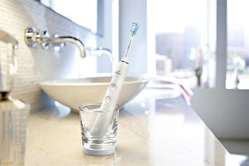Elektrinis dantų šepetėlis Philips Sonicare Cordless Power Flosser „DiamondClean 9000“  HX3886/41