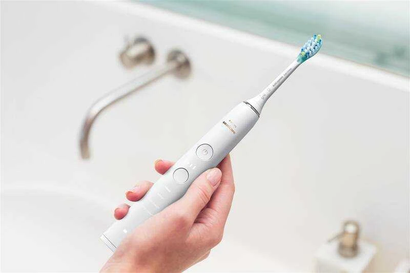 Elektrinis dantų šepetėlis Philips Sonicare Cordless Power Flosser „DiamondClean 9000“  HX3886/41