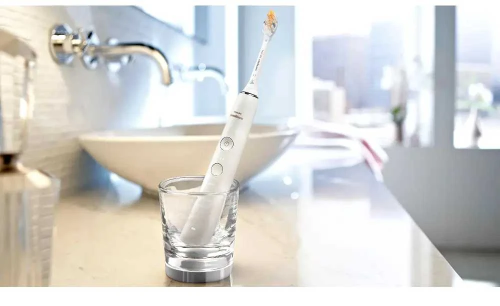 Elektrinis dantų šepetėlis Philips Sonicare DiamondClean 9000 su programėle | HX9911/19 | Baltas