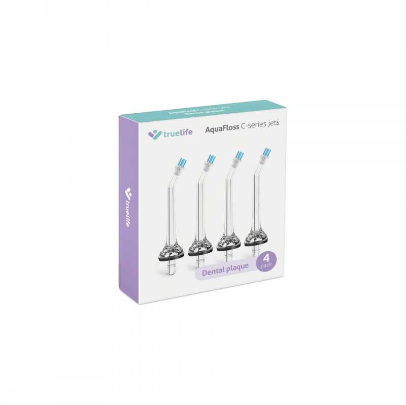 Dantų šepetėlis TrueLife Náhradní tryska Dental Plaque pro TrueLife AquaFloss C-series (4ks)