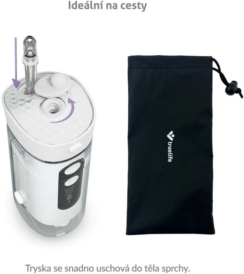 „TrueLife AquaFloss Mini M50“ – burnos irigatorius – baltas