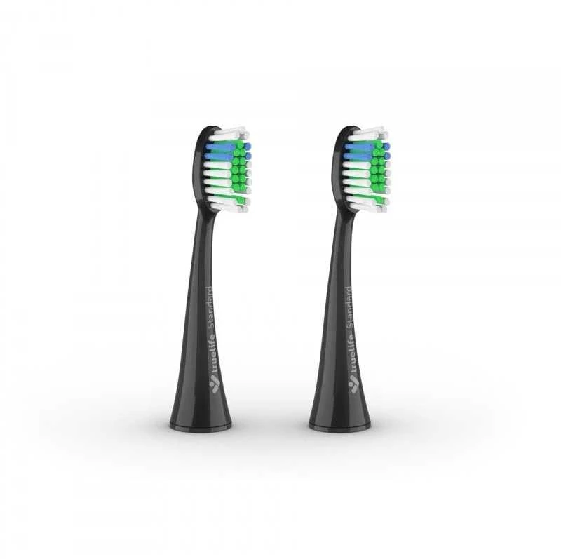 TrueLife SonicBrush juodos galvutės (2 vnt.)