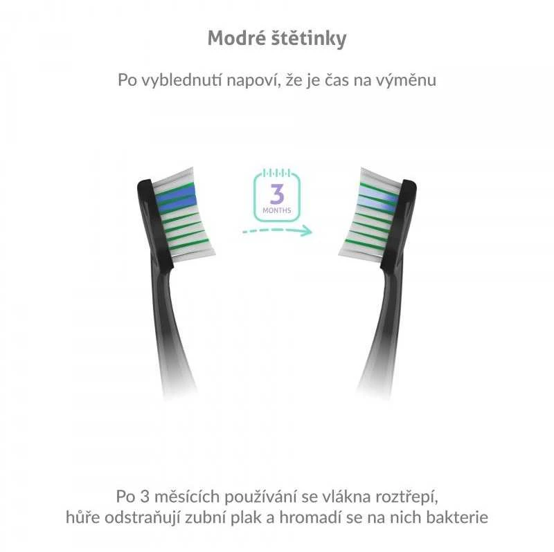 TrueLife pakaitinė galvutė standartinė TrueLife SonicBrush K serijos juoda (2 vnt.)