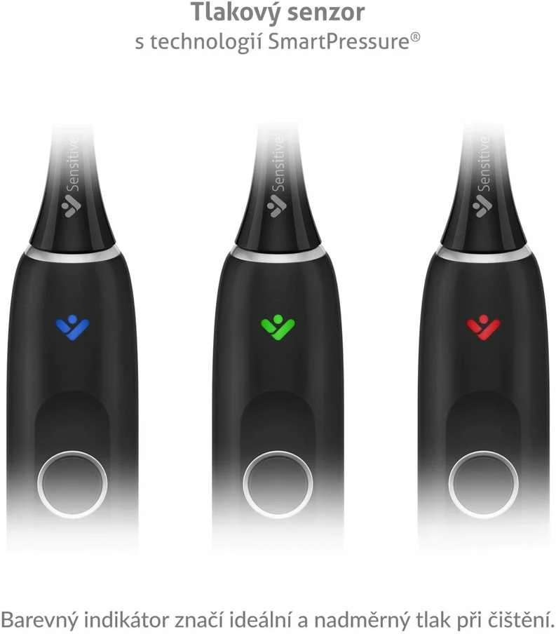 TrueLife SonicBrush Clean70 UV Sonic Dantų šepetėlis, Juodas