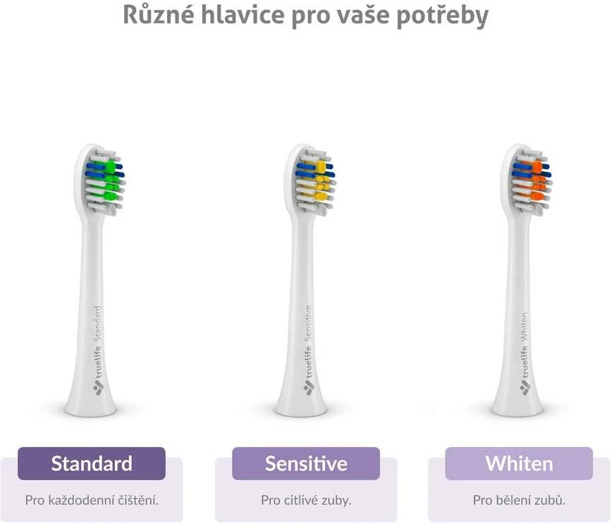 Dantų šepetėlis „TrueLife SonicBrush Compact Duo“ juodas / levandų spalvos