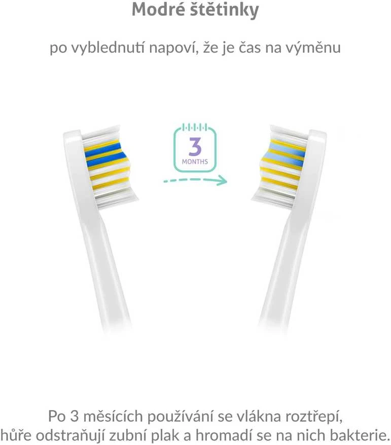 Dantų šepetėlis „TrueLife SonicBrush Compact Duo“ juodas / levandų spalvos