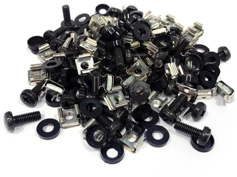 DATACOM tvirtinimo rinkinys M6 (50 vnt./pakuotėje) - 16 mm Juodas