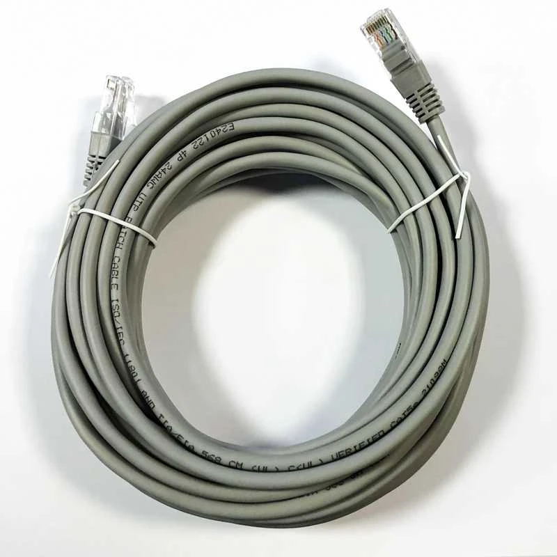 DATACOM jungiamasis laidas UTP CAT5E 10m pilkas