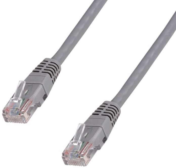 DATACOM jungiamasis laidas UTP CAT6 1m pilkas