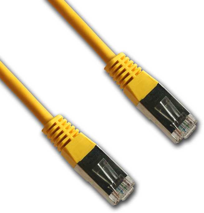Optix DATACOM Patch cord FTP CAT5E 1m yellow