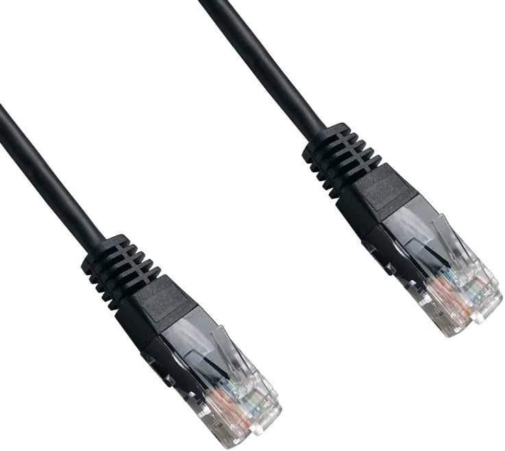 DATACOM Patch kabelis UTP CAT5E 2m juodas