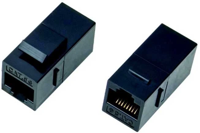DATACOM skydelio jungtis UTP CAT5E 2xRJ45 (8p8c) tiesi