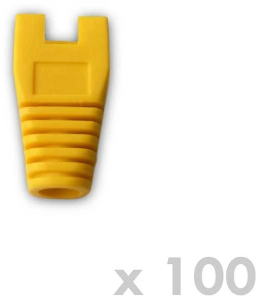 DATACOM RJ45 kištuko dangtelis su geltona išpjova