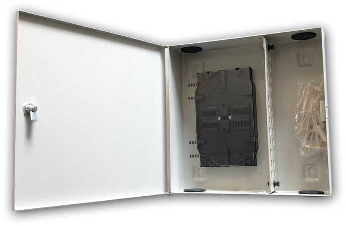 Datacom Technology As DATACOM Wall mounted optical switchboard 24 SC simplex (Light) pilkas