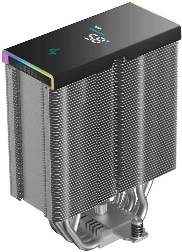 DeepCool AK500S procesoriaus aušintuvas su temperatūros ekranu