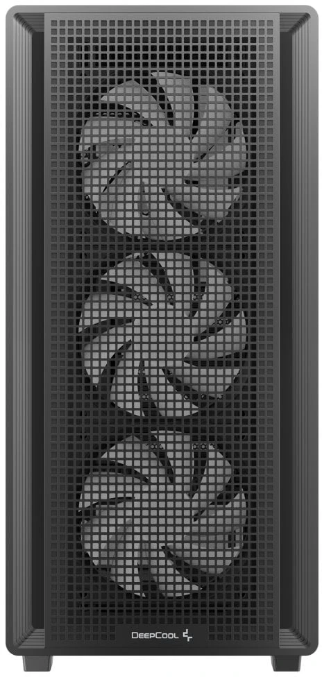 Deepcool Case | CC550 4F | Mid Tower | ATX PS2 (maksimalus ilgis: 180 mm) | Juodas